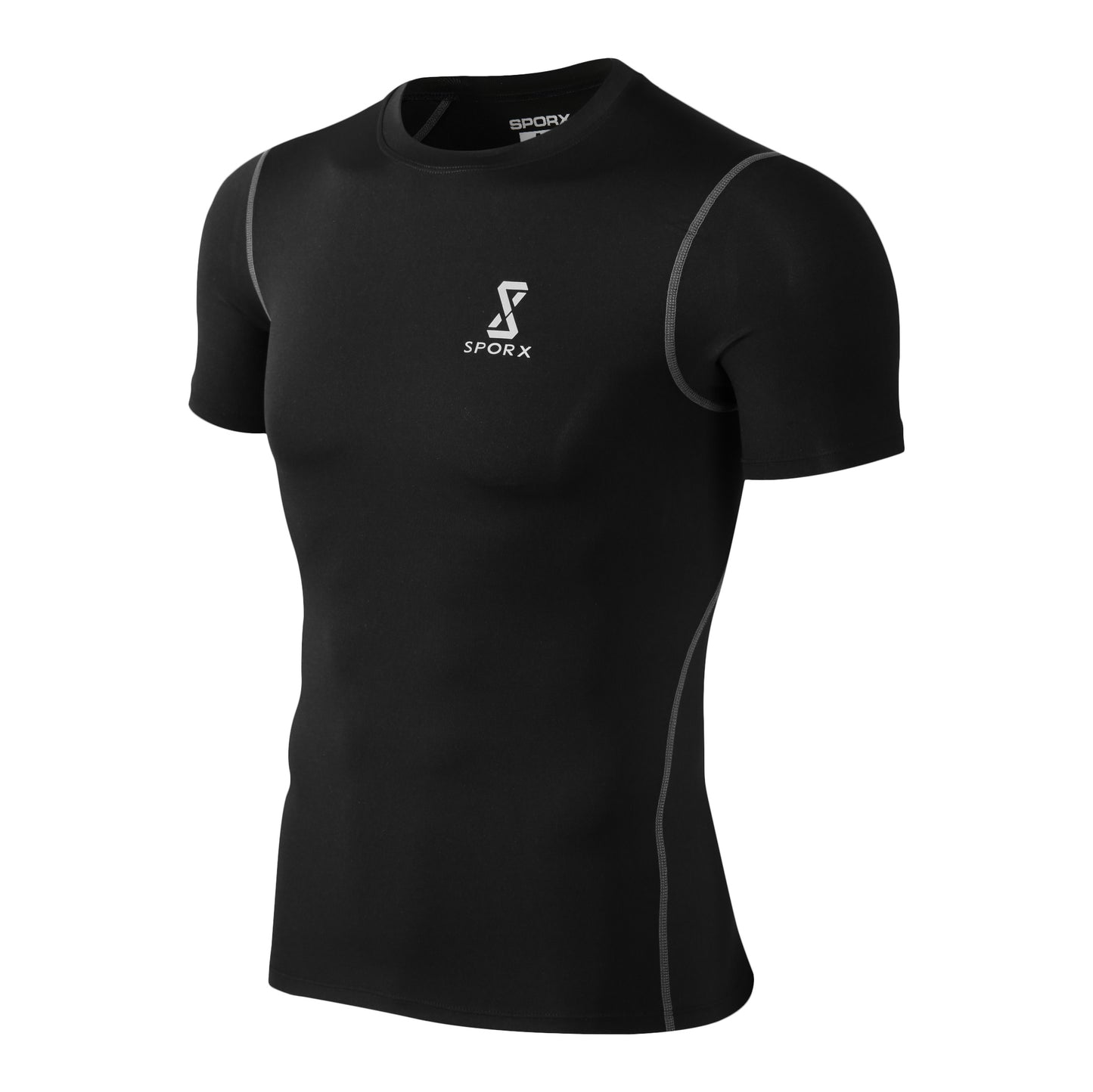 SPORX Men's Original Training Top Shirt - Black