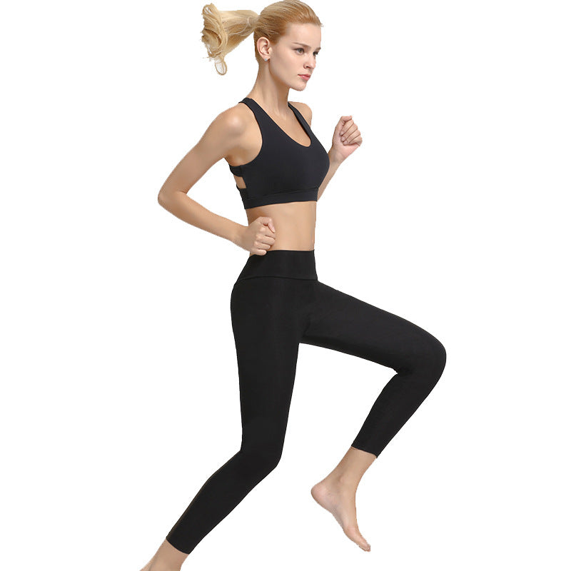 SPORX Women's Sports Bra tree shape Back Black