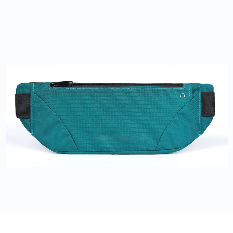 SPORX Waterproof Light Slim Running Belt Zip Waist Pouch Mint