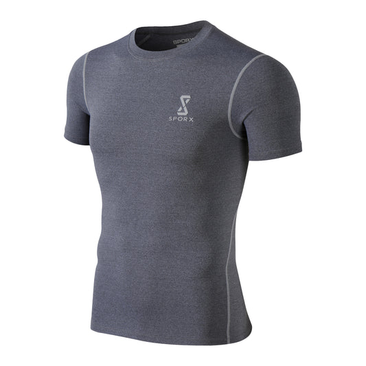 SPORX Men Original Training Top Shirt  Grey