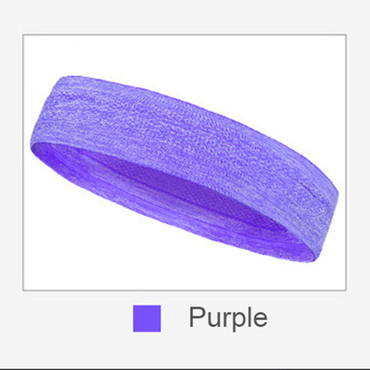 SPORX Fabric Loop Headband Sweatband Bandana Purple