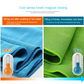 SPORX X Cool Double Layer Cooling Towel Hi Vis Green Maximum Instant Cooling, UPF 50 Sun Protection, Yoga, Golf, Gym, Neck, Workout