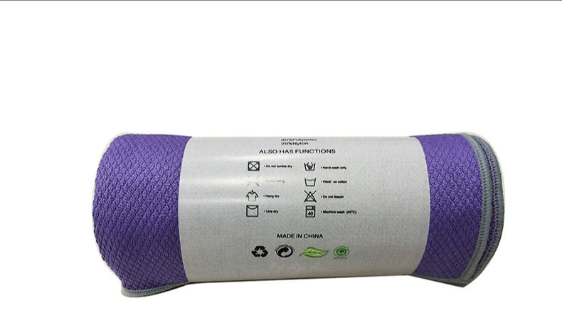 SPORX Yoga mat towel non slip for hot yoga Lilac